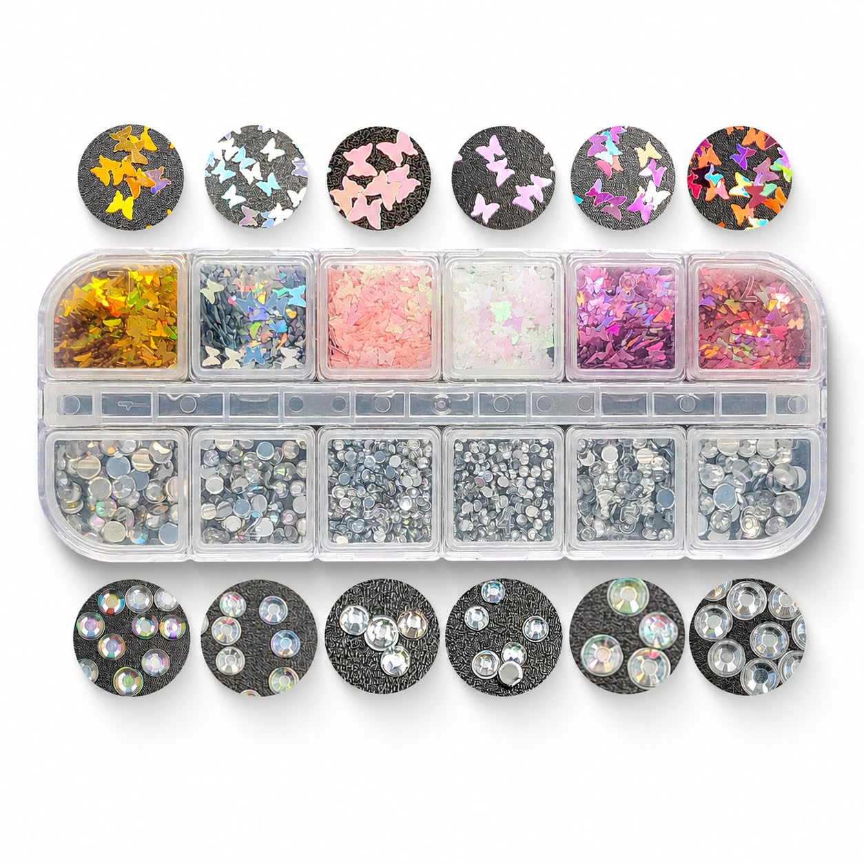 BEAUZY PROFESSIONAL 3D Nail Art kit for Women - Includes Bows, Pearl Caviar Beads & Nail Studs, Perfect Stones for Girls' Nail Decoration - Elegant nail art sticker & Art Accessories (BP-Decor-61)-picture-29