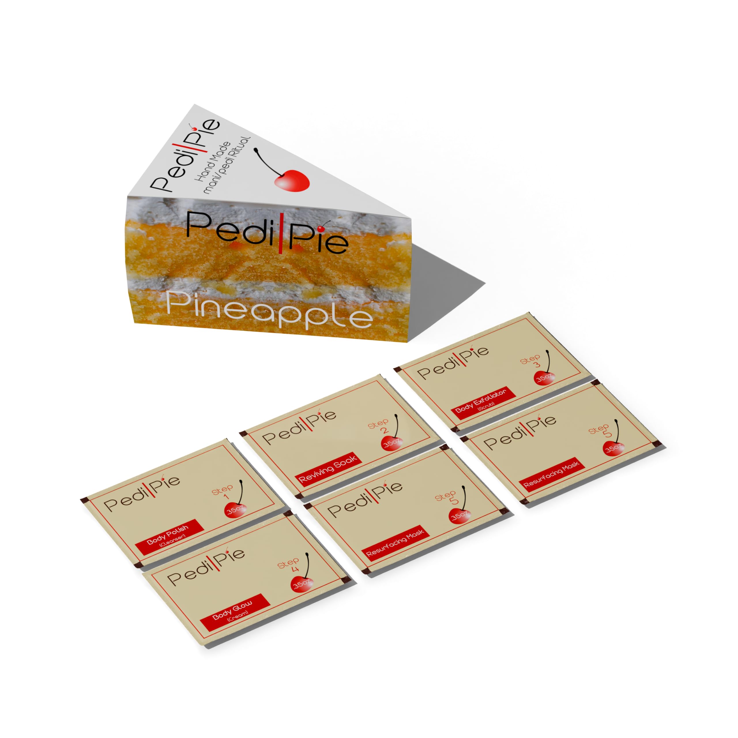 - Pineapple 5-Step Manicure & Pedicure Kit | Complete Hand & Foot Care Ritual | Cleanse, Exfoliate, Nourish & Restore | Fresh Tropical Fragrance | Pack of 5