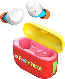 JLab Go Air Pop+ True Wireless Earbuds, in Ear Headphones, Bluetooth Earphones, 35H Playtime Ear Buds, Bluetooth Earbuds with Microphone, USB-C Charging Case, Dual Connect, EQ3 Sound, Fruity Pebbles asin的图片