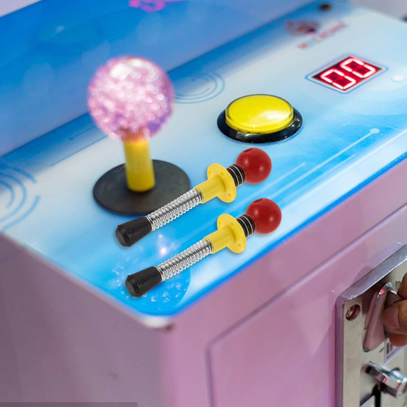 Tige De Flipper Avec Ressort - Pièce De Rechange Pour Lanceur De Billes - Compatible Avec Machines De Jeu Pour Enfants