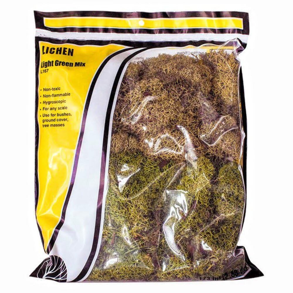 Woodland Scenics WL167 L167 Light Green Mix Lichen