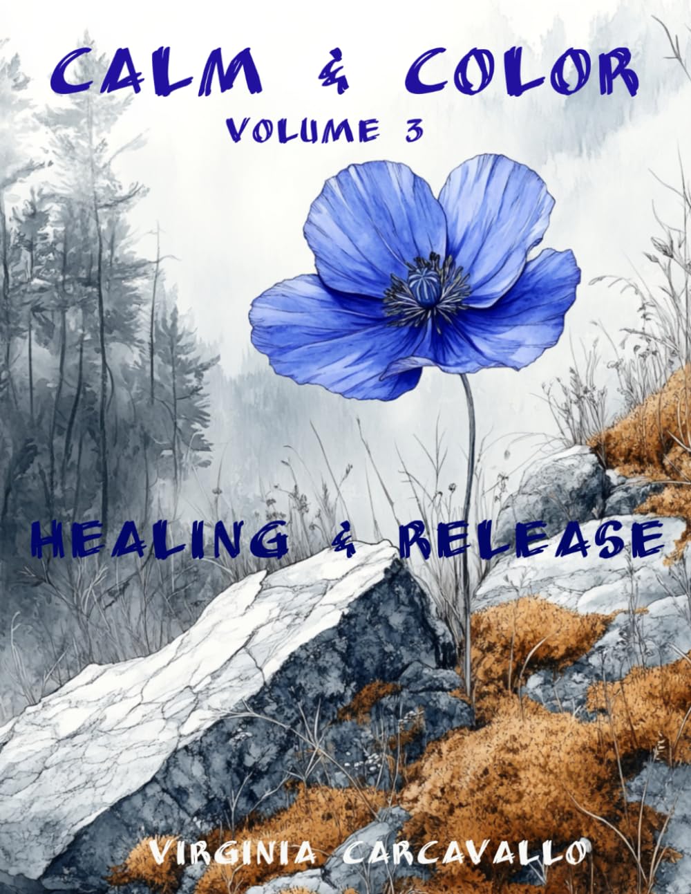 Calm & Color: Volume 3: A Coloring Journey for Healing, Letting Go, and Inner Restoration