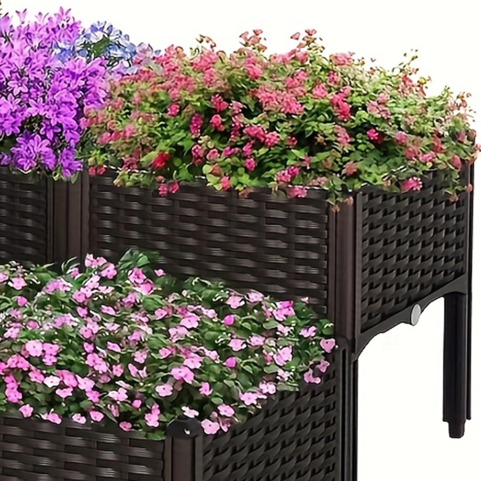 Aiuola rialzata con gambe, fioriera rialzata per giardino, terrazza e