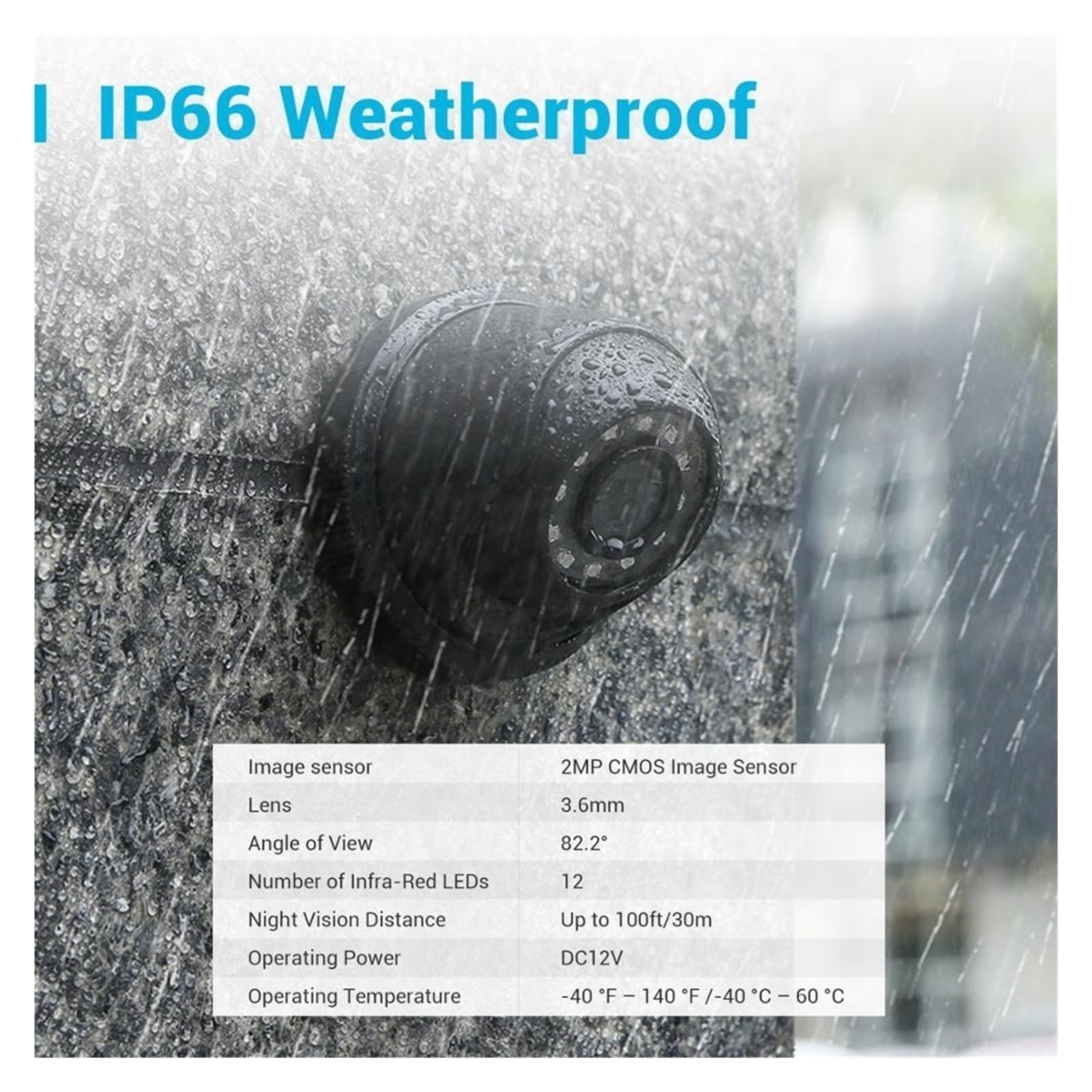 Kit Video Surveillance, Système de vidéosurveillance 8CH H.265 + 5MP DVR, 4 pièces, caméras dôme de sécurité à Vision Nocturne IR 2.0MP, Kit de vidéosurveillance 1080P(None,Blanc)