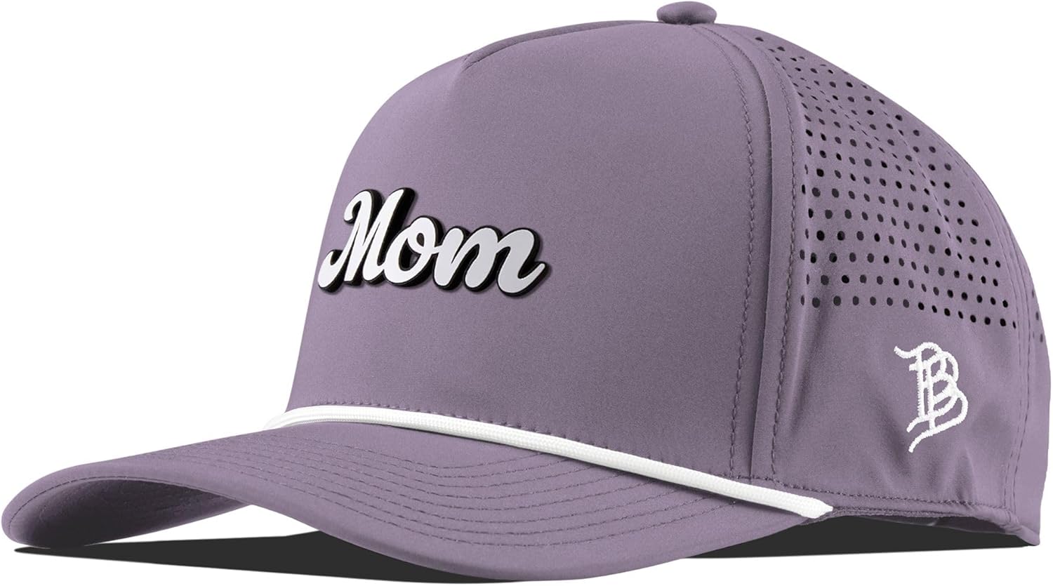 Branded Bills Mom Script Curved 5 Panel Hat for Women | Baseball Cap