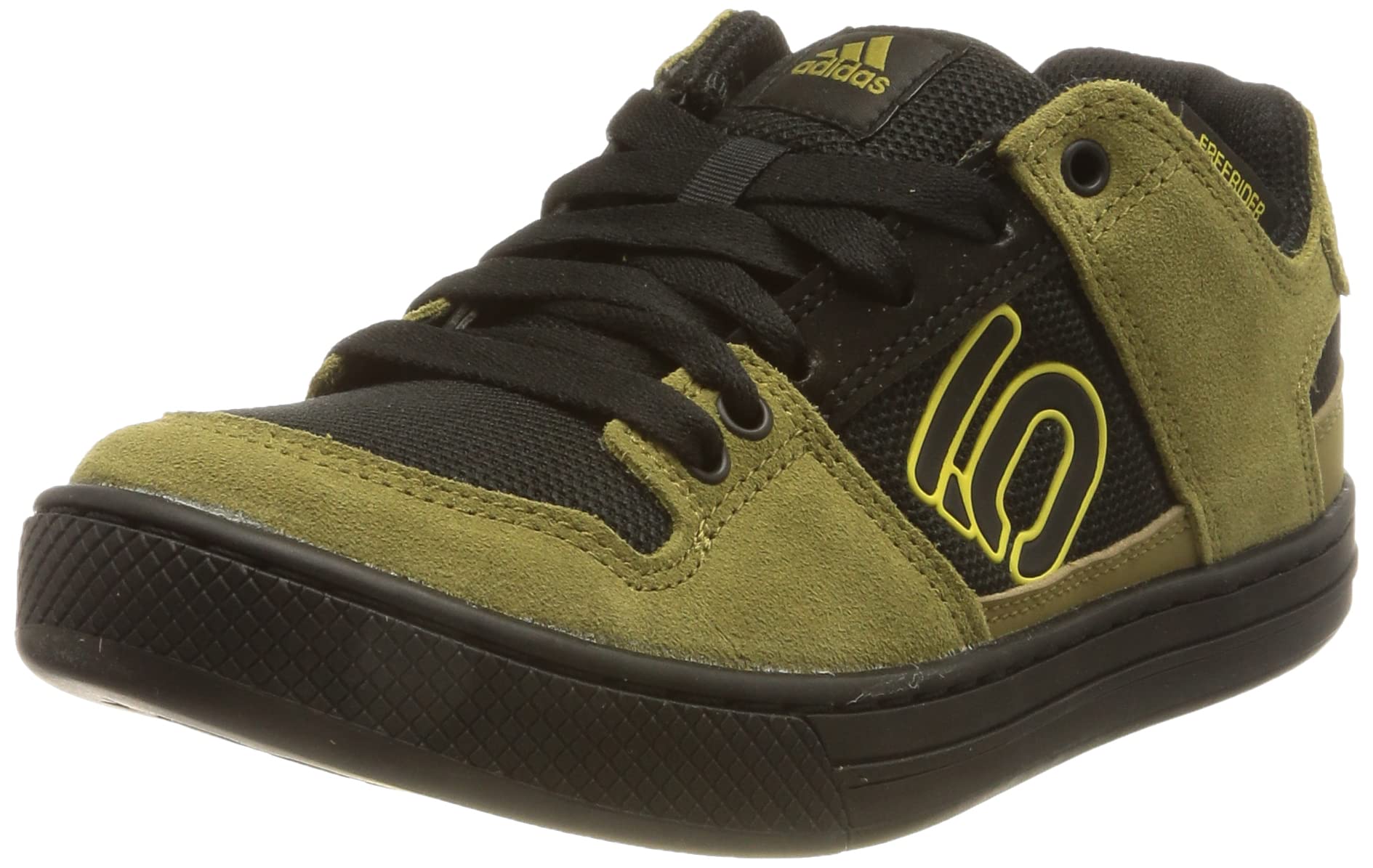 adidasMen's Freerider Gymnastics Shoe, Hazy Yellow/Wild Moss/core Black, 8.5 UK