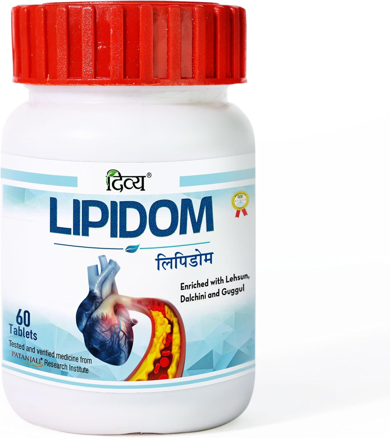 Patanjali Divya Lipidom 60 Tablets Pack of 1