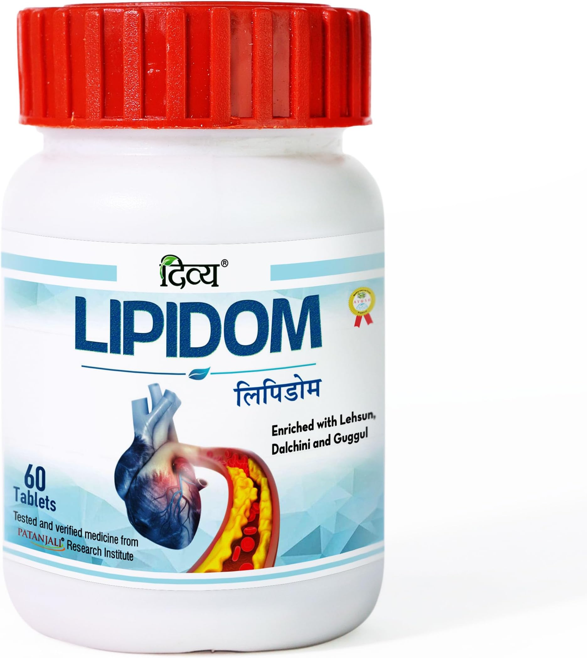 Divya Lipidom 60 Tablets - Pack of 1