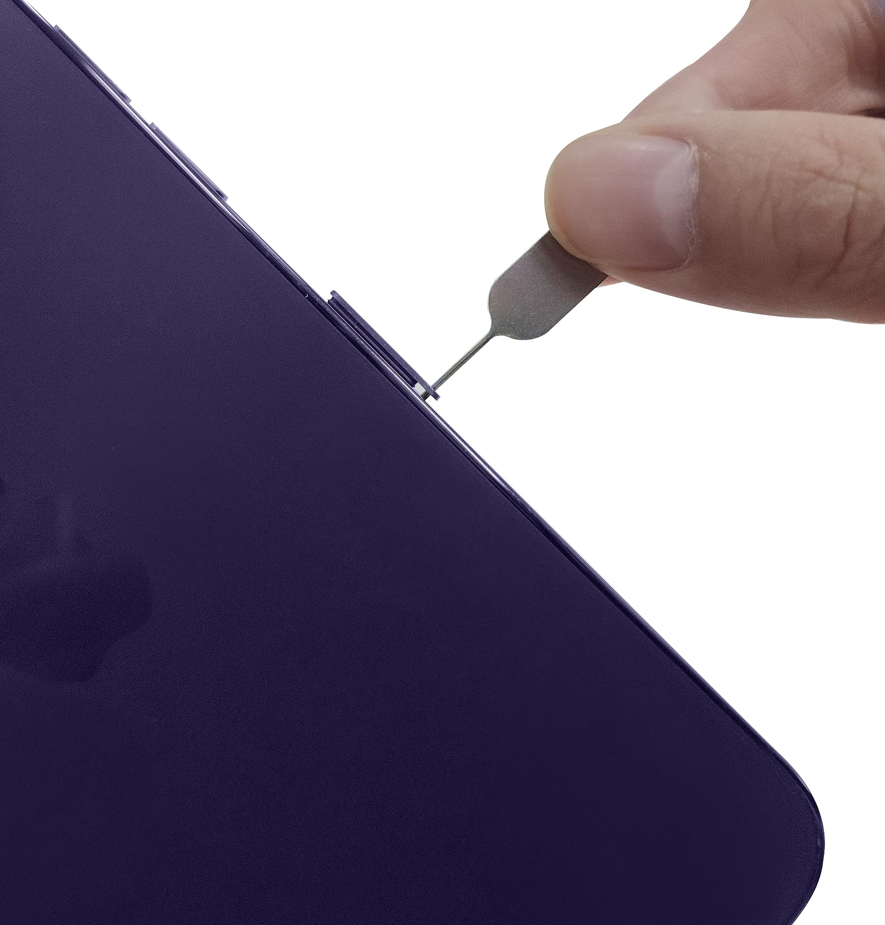Herramienta Universal de expulsión de Tarjeta SIM-SD: Paquete de 2, Compatible con la mayoría de teléfonos, Listo para Llavero