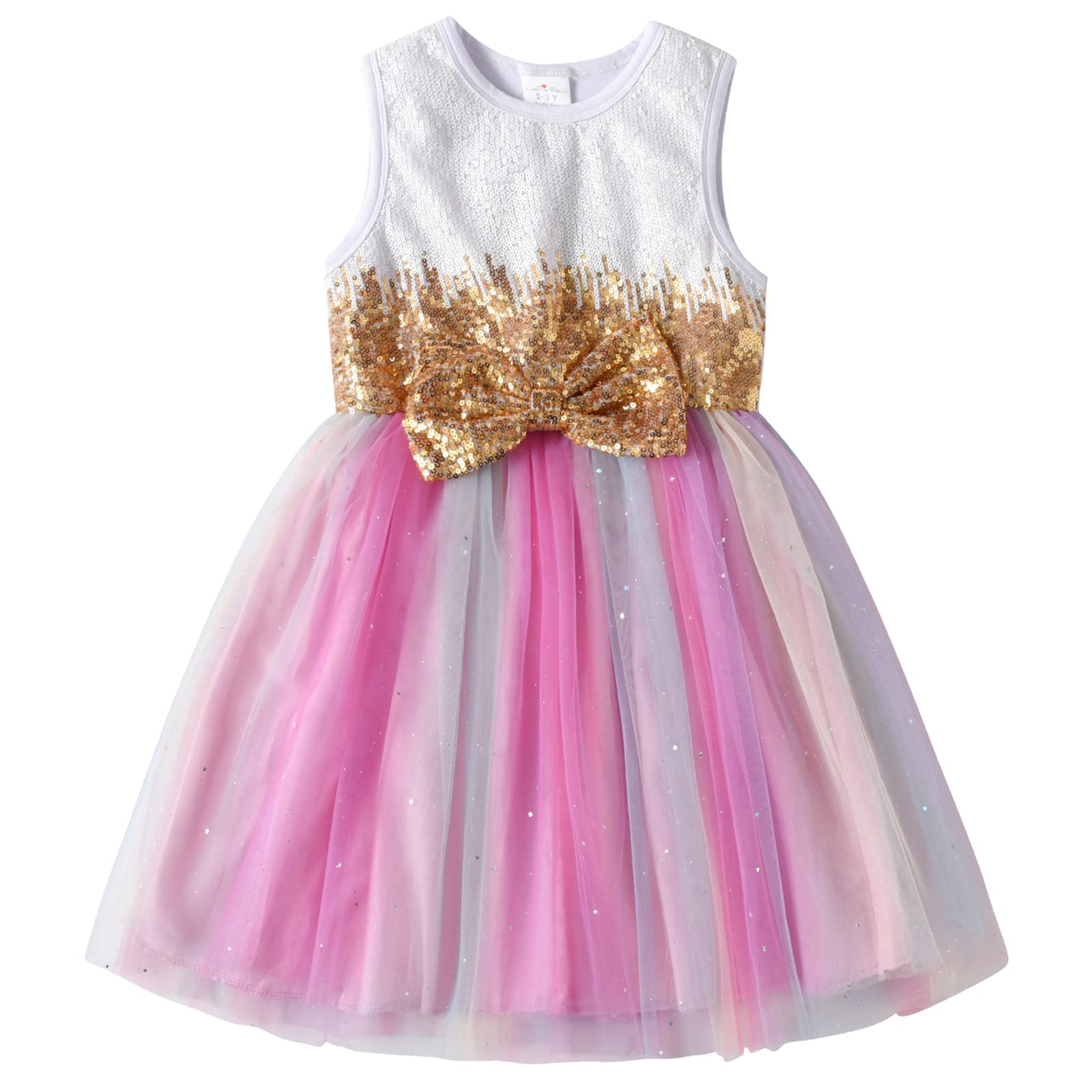 VIKITA Kid Girls Dresses Princess Animal Cartoon Tulle Party Casual Outfits Clothing 1-8 Years — view 15