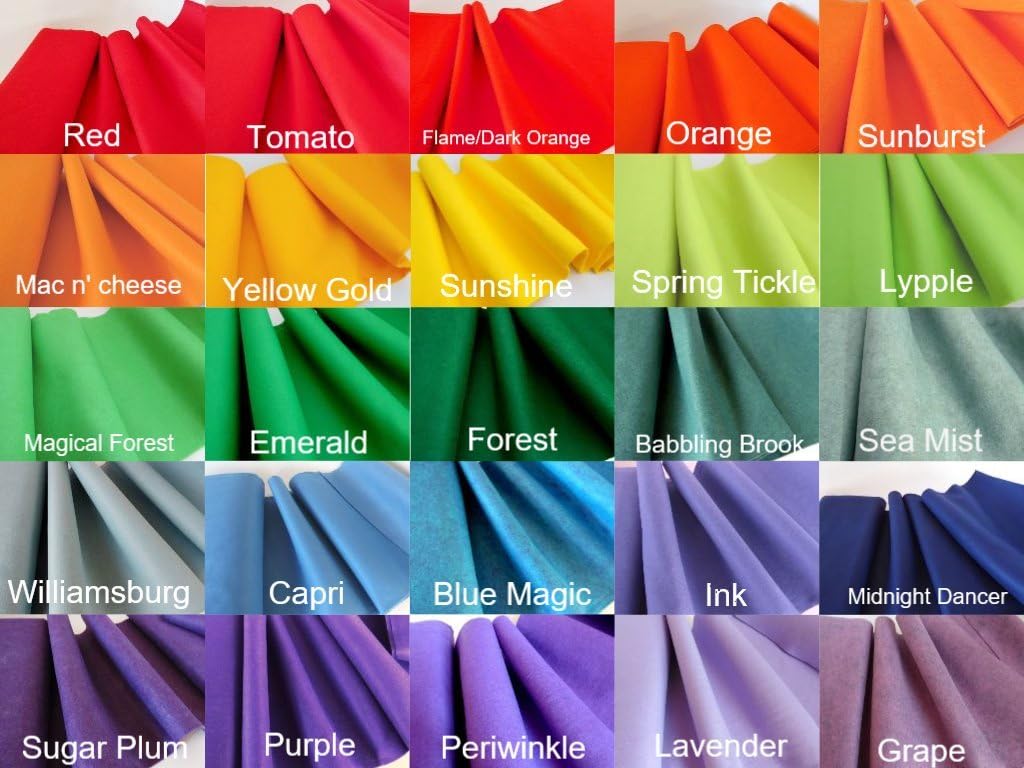 フェルトシート 25枚 6インチ 12インチ Otrフェルト X メリノウールブレンドフェルト レインボーカラー 米国製 新到着 フェルトシート 25枚 6インチ 12インチ Otrフェルト X メリノウールブレンドフェルト レインボーカラー 米国製 新到着