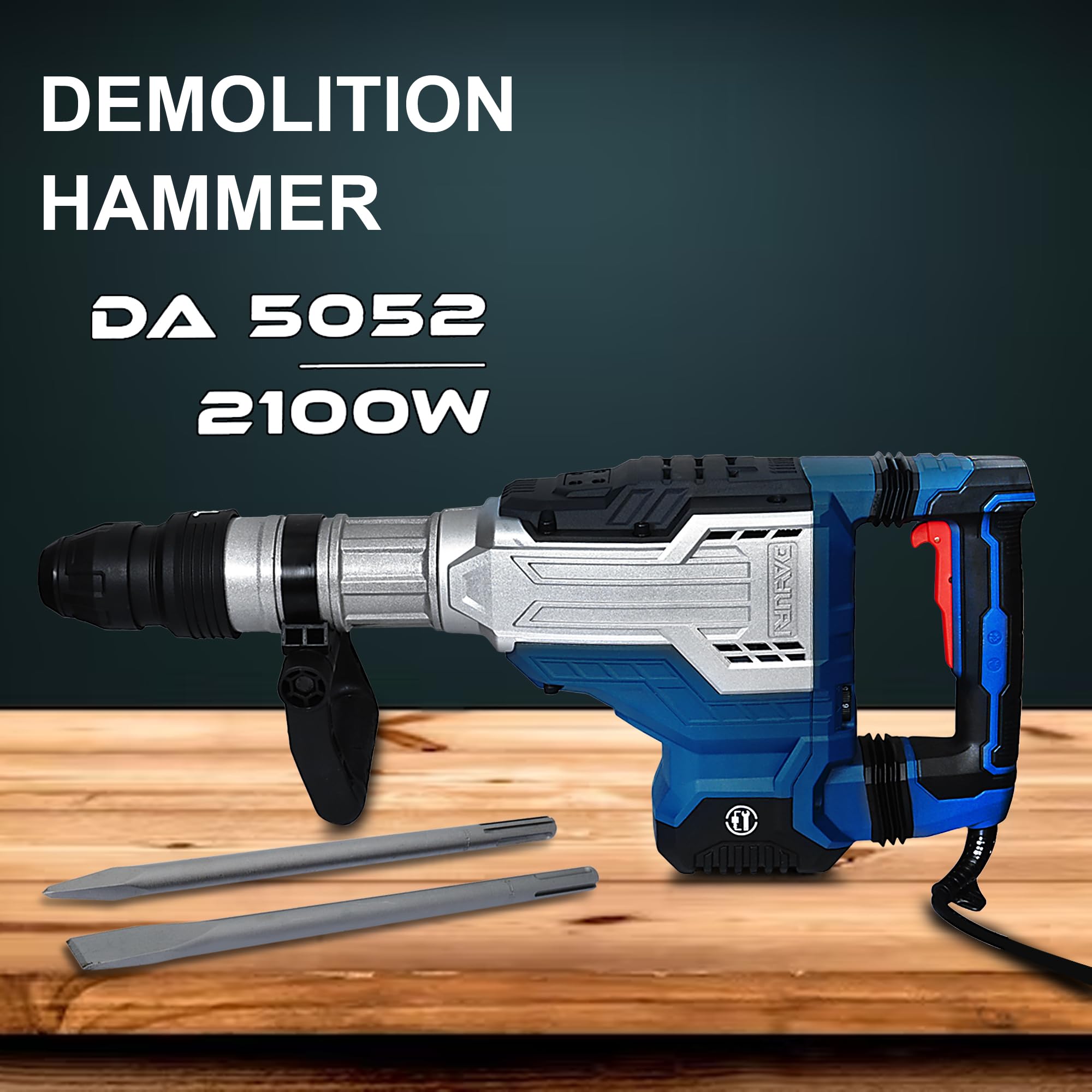 yukuri/6 Dayuri Da 5052 Demolition Hammer - Heavy-Duty 2100W Power Tool