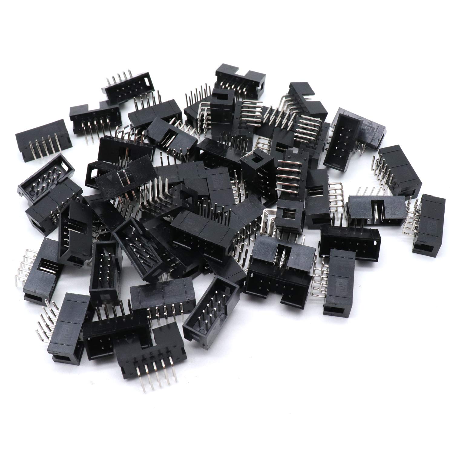 いれい box ② Yootop 50Pcs DC3-10P Right Angle IDC Box Header 2Row 2.54mmPitch