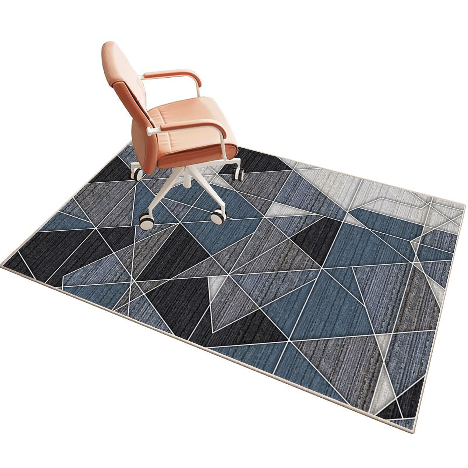 Office Gaming Chair Mat for Hard Floor, Computer Floor Mat for Carpet, Office Chair Carpet Protector Mat Carpeted Floor, Office Chair Rug Protector for Rolling Chair, Desk Chairmats 90 x 150 cm