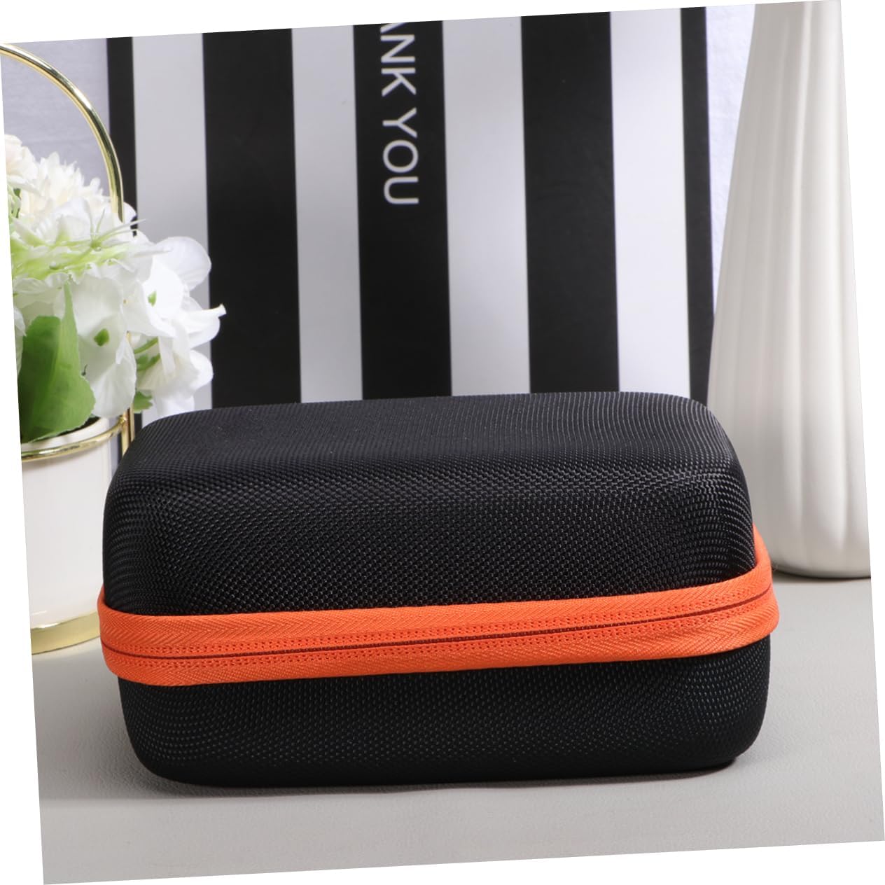 Housoutil 2pcs Essential Oil Storage Box Roller Bottles Case Eva Hard Shell Travel Aromatherapy Oils Holder