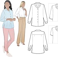 Vista 4 de Style Arc Patrón de costura - Jane Over Shirt (tallas 18-30)