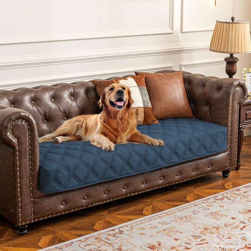 Capa impermeável para cama, sofá e móveis de cães Ameritex com fundo antiderrapante