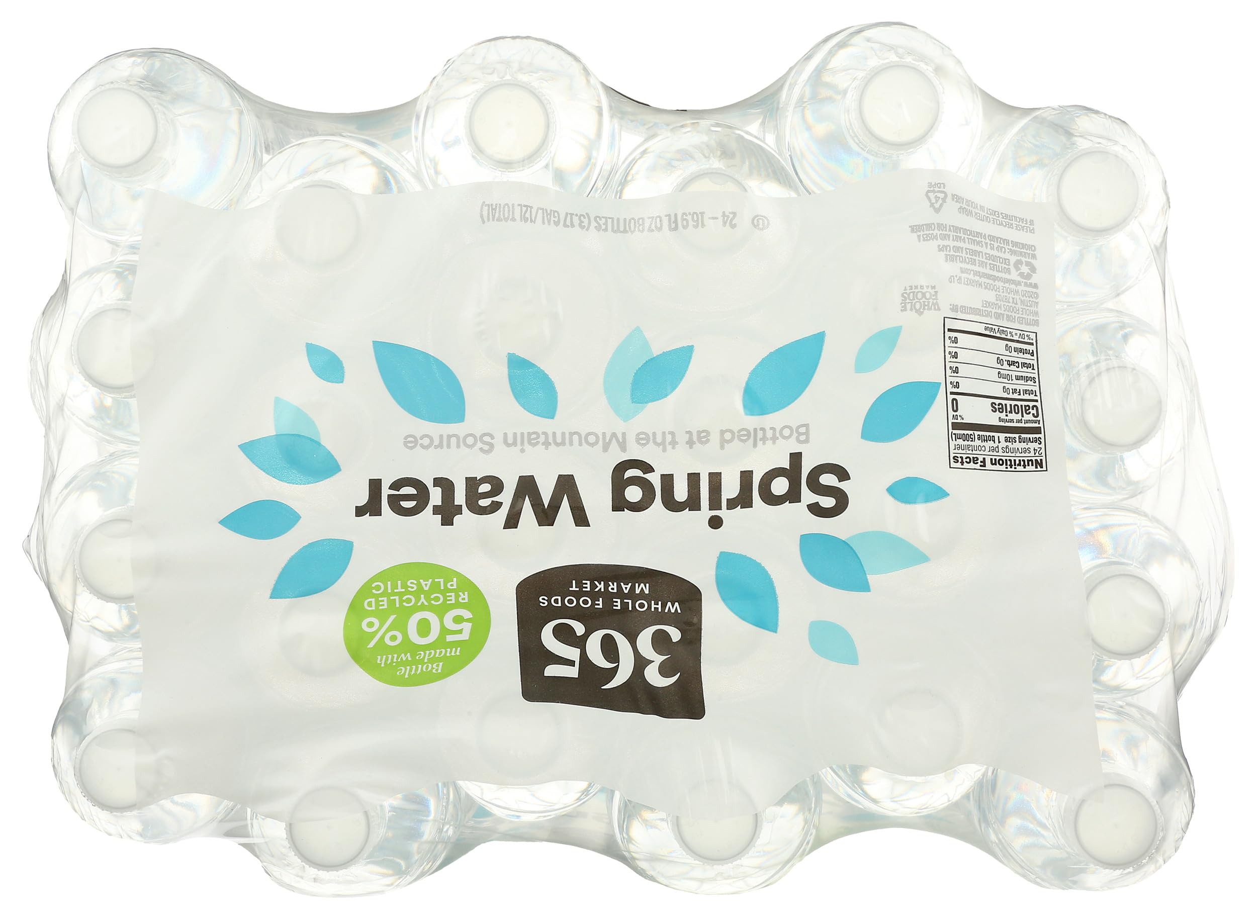 365 by Whole Foods Market Spring Water 16 9 Fl Oz — view 3