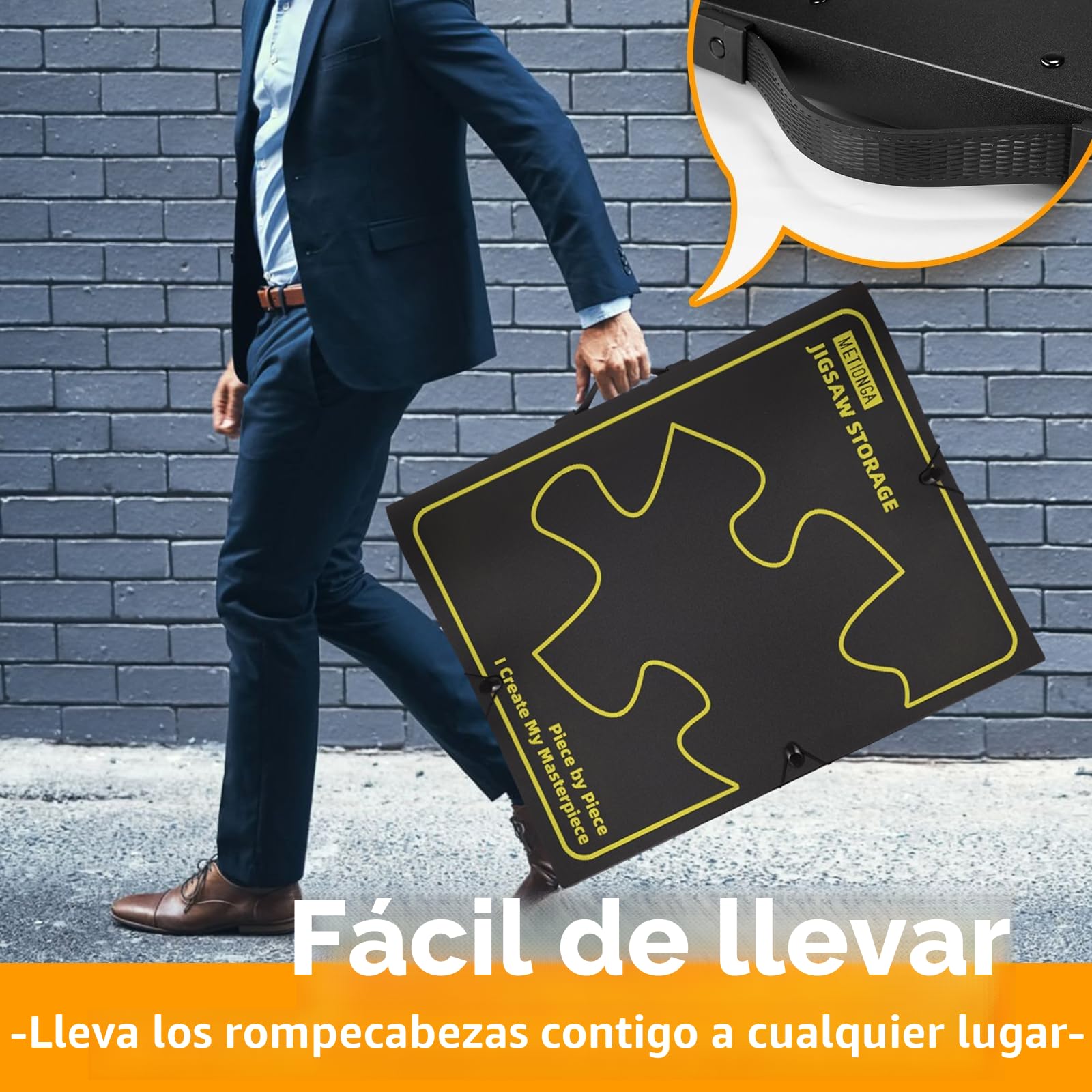 Carpeta de Almacenamiento de Rompecabezas para 1000 Piezas, Organizador de Rompecabezas de Gran Capacidad portátil, Guarda Puzzle con 25 Bolsillos, Accesorios Puzzle