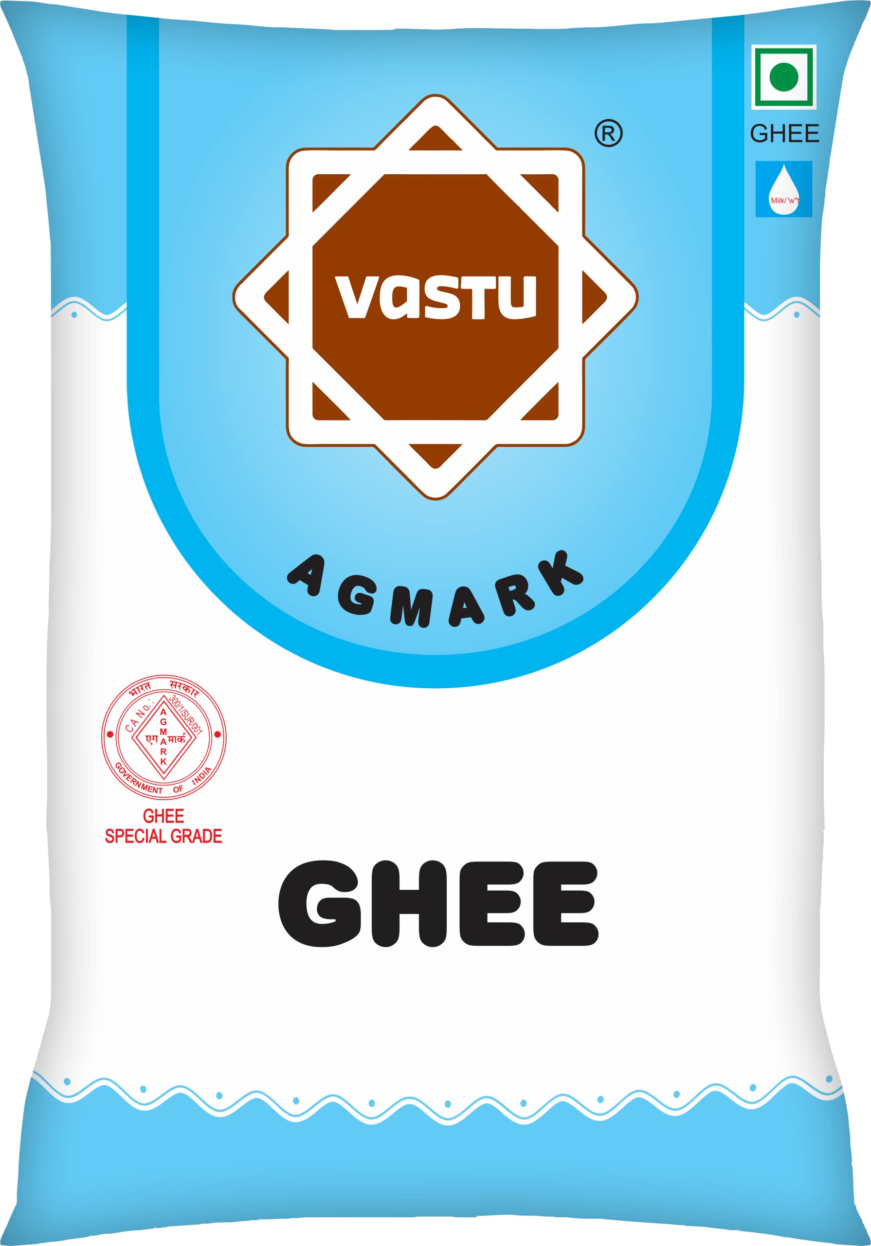 Vastu Ghee Agmark Special Grade, Desi Ghee, Immunity Booster, Pouch -1 Litre (B0967R9JDQ) Amazon Price History, Amazon Price Tracker