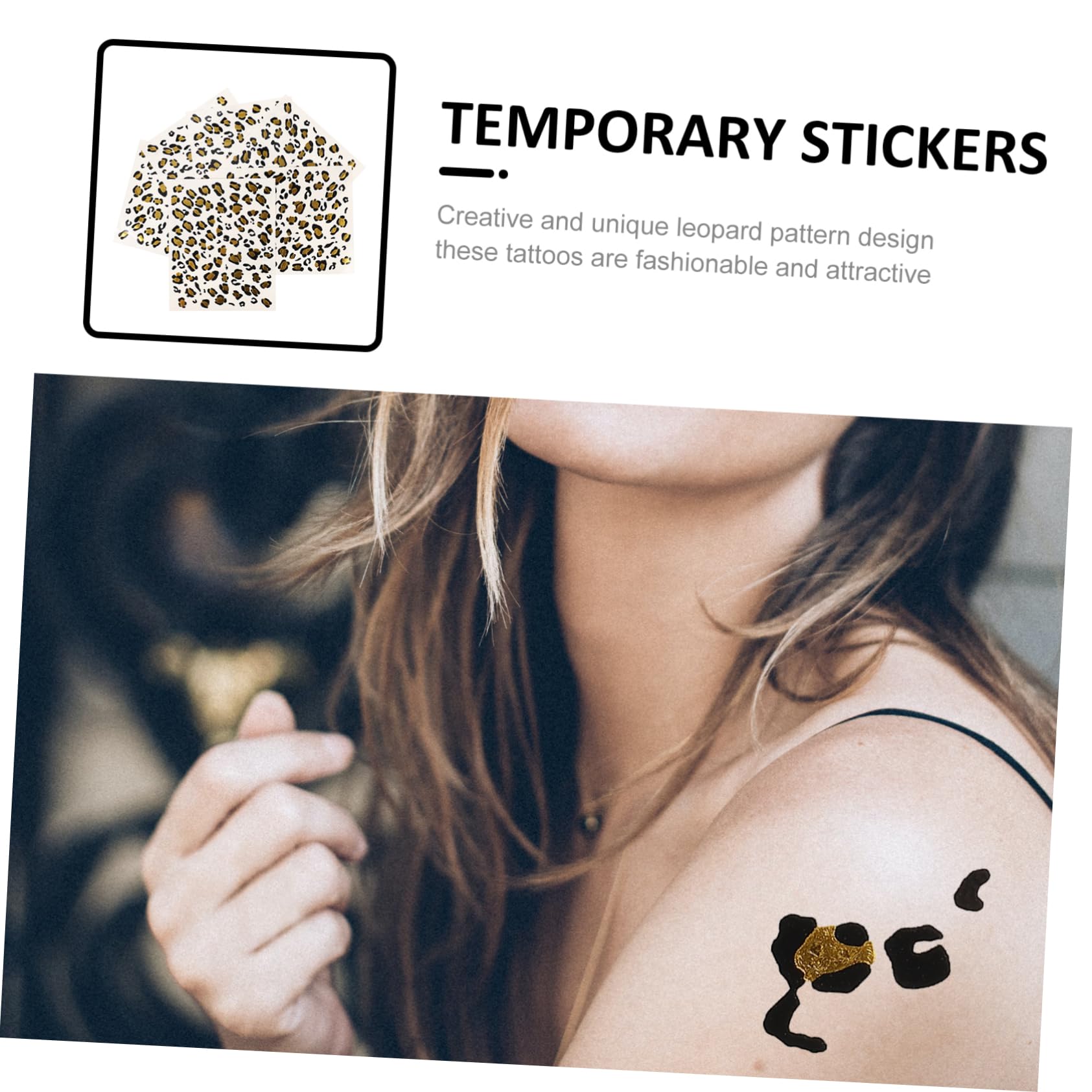 Tatuajes Falsos Mujeres 6 Hojas de Transferencia Papel para Fiesta