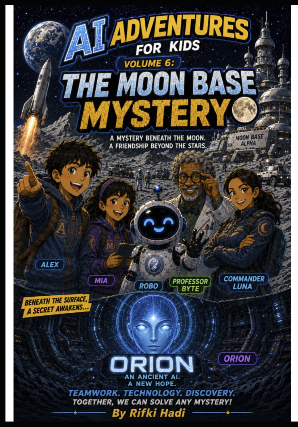 AI Adventures for Kids Volume 6: The Moon Base Mystery