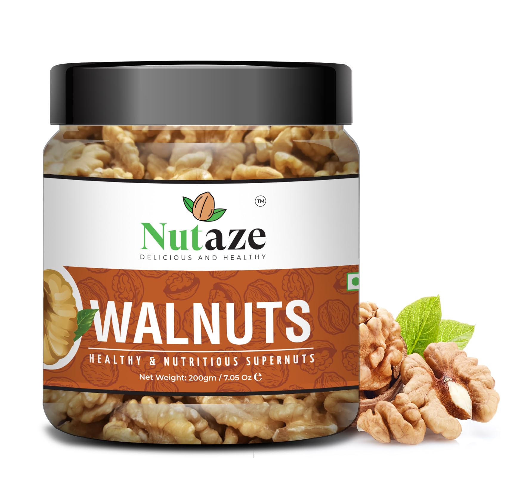 Nutaze Natural Halves Kashmiri Walnuts Kernels (Walnuts Without Shell) 200g, | Kashmiri Walnuts | Fresh Akhrot Giri | Rich in Antioxidant & Omega-3 (B0C3X9Q997) Amazon Price History, Amazon Price Tracker