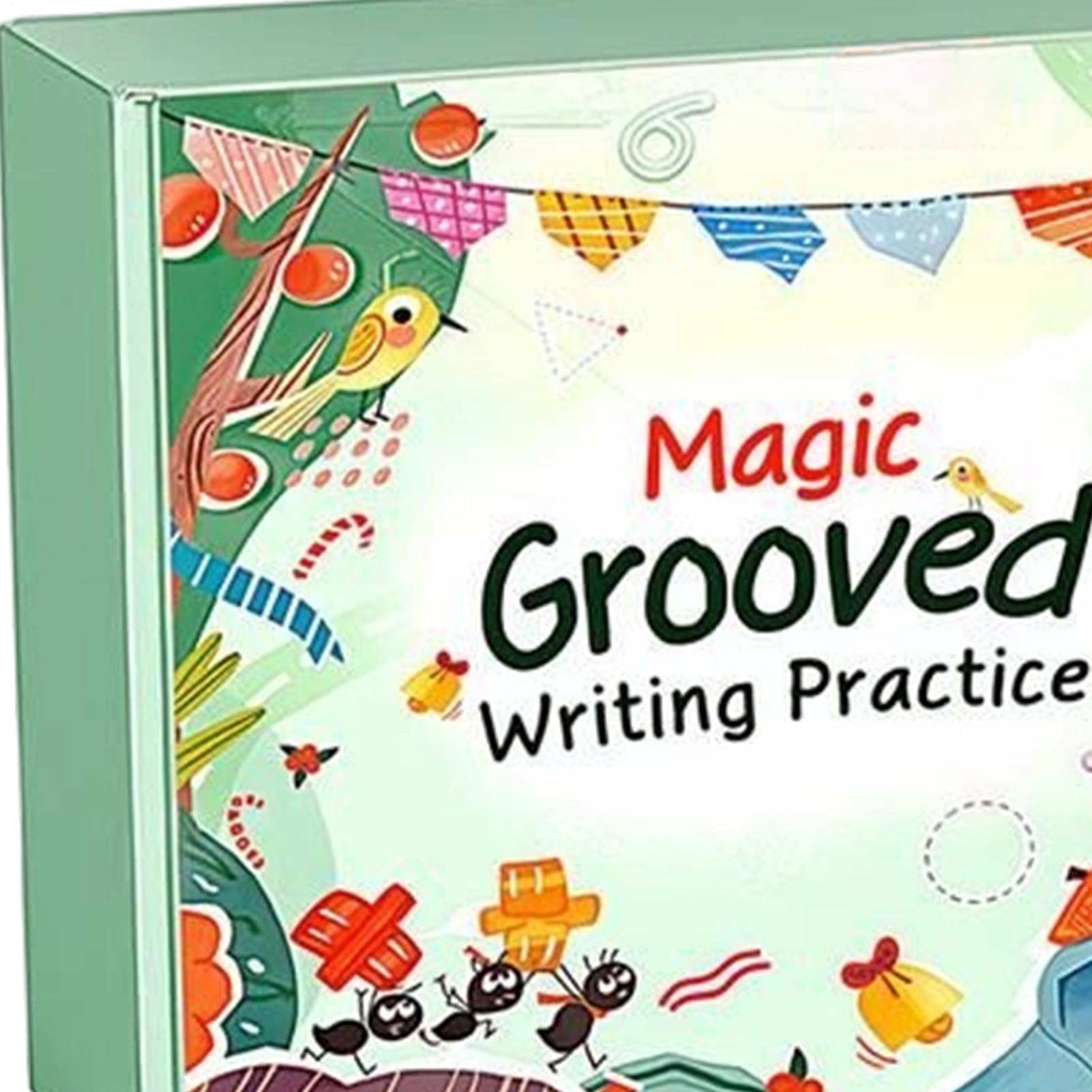 Práctica De Escritura Aprendizaje Con Libro De Caligrafía Reutilizable Y | Libro De Práctica De Caligrafía Con Agarre Para Lápiz Para Niños Y Niñas De Preescolar Jardín De Infancia Y Educ