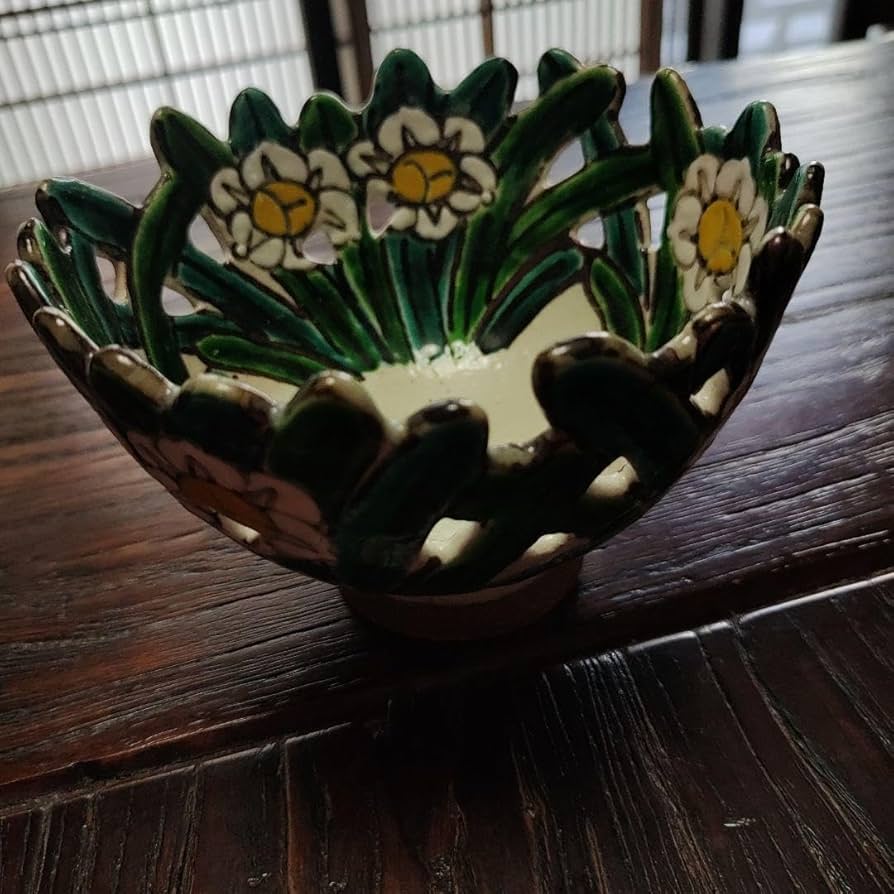 Amazon.co.jp: 乾山写し透かし鉢水仙 : ホーム＆キッチン