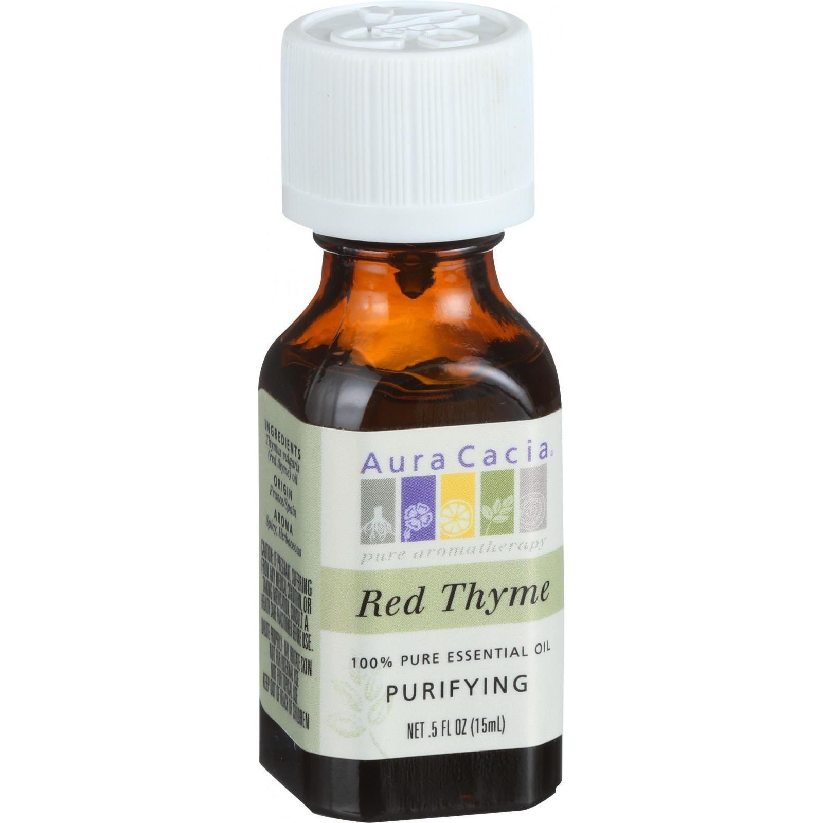 Aura Cacia Pure Aromatherapy, Red Thyme, Purifying.5-Ounces (Pack of 2)