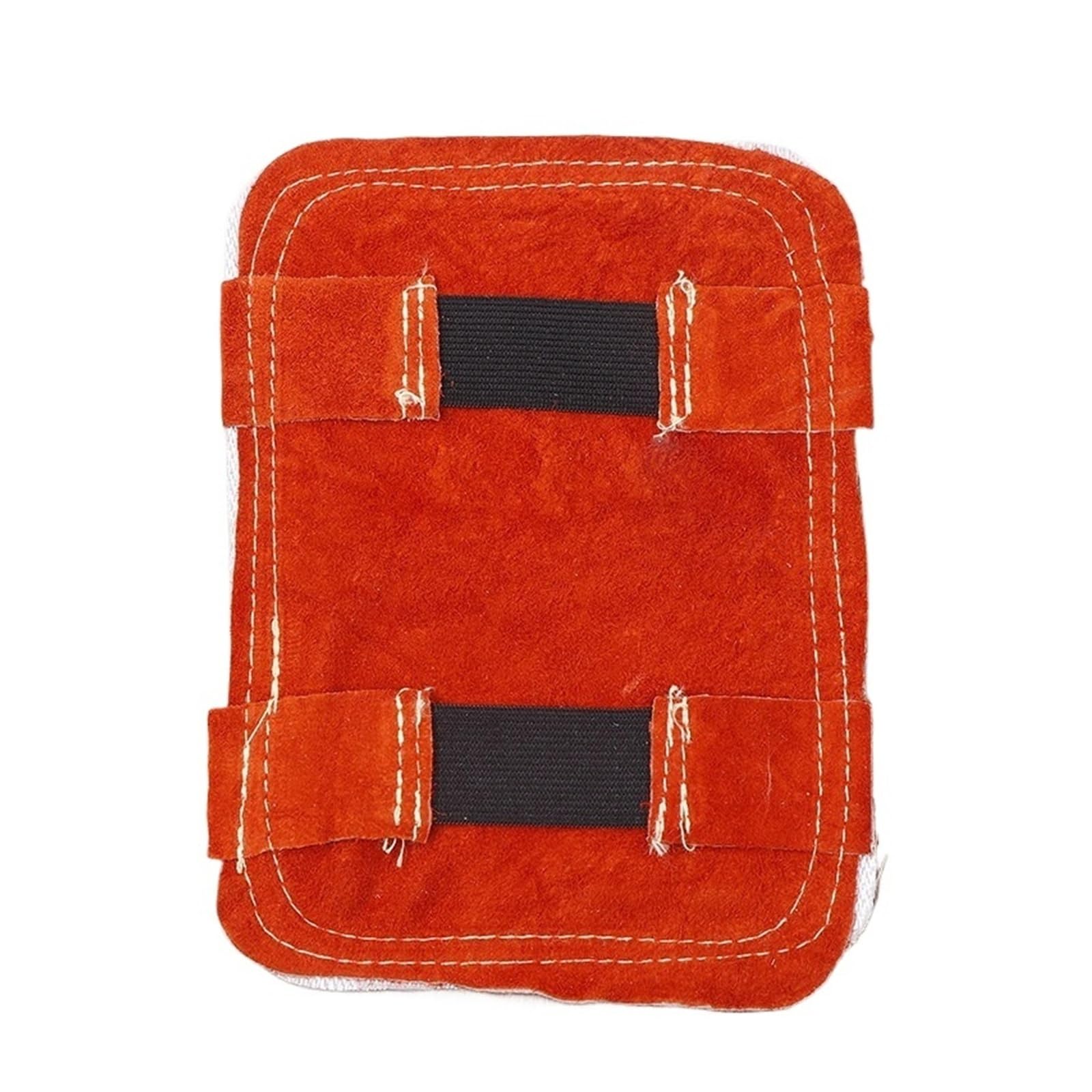 LNHHG Welding Clothes, Aluminized Back Welding Hand Pad Fireproof for Welder Furnace Metal Smelting Camping Industrial(Rosso)