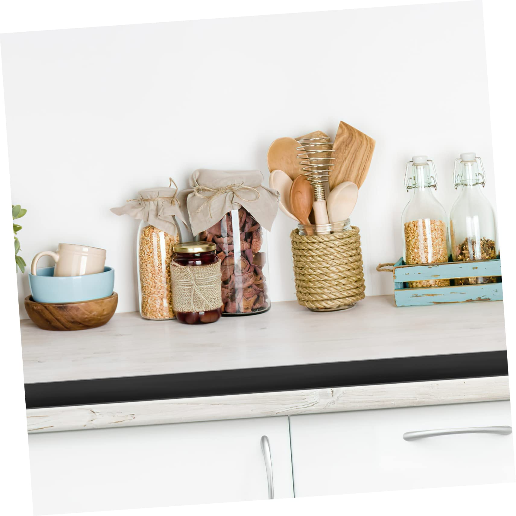 Ciieeo 2M Sink Water Barrier Adhesive Splashing Guard Self Adhesive Water Blocking Barrier for Kitchen Bathroom and Shower High Grade Efficient Dry and Wet Separation