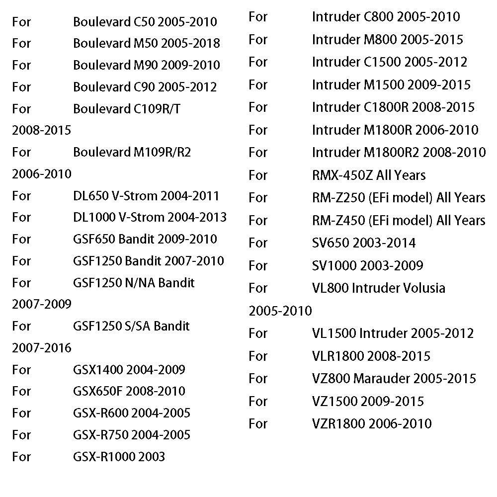 Wasserdicht Motorrad Ganganzeige Halterung Schwarz Kompatibel Suzuki DL650 DL1000 V-Strom GSF GSX 650 1250 1400 Bandit Intruder SV 650 1000 VL800 VZ800