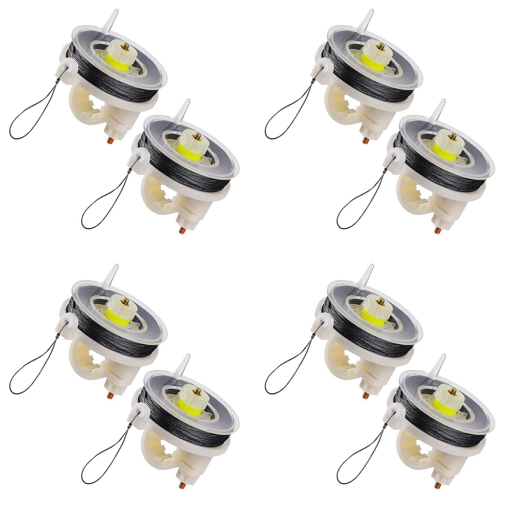 Jnchdghwa As Shown 8 Pcs Trip Wire On Reusable Reel (85Ft),Trip Wire For Perimeter Trip Alarm 12 Gauge And Trip Wire Alarm