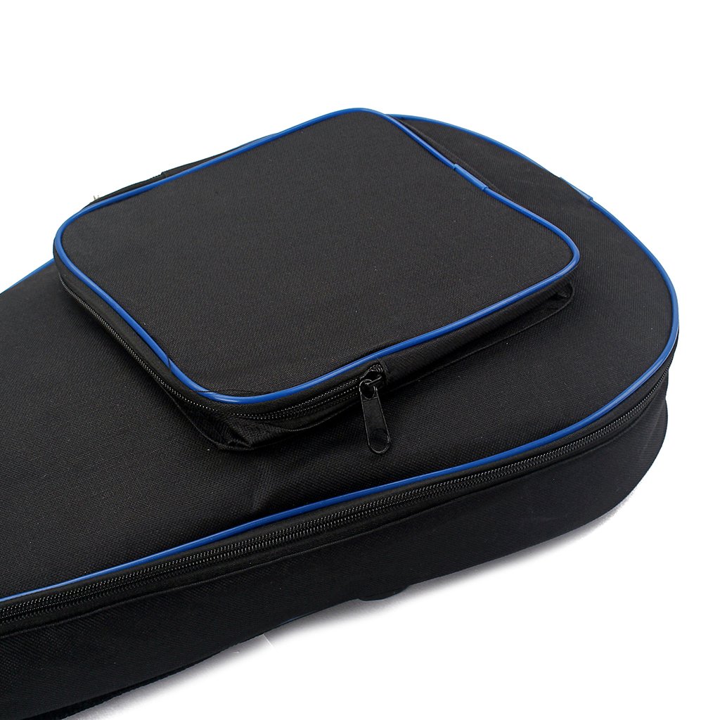 Alnicov Cigar Box Gitarrentasche, wasserabweisend, mit Nylon-Handschlaufe für Cigar Box Gitarre, Schwarz
