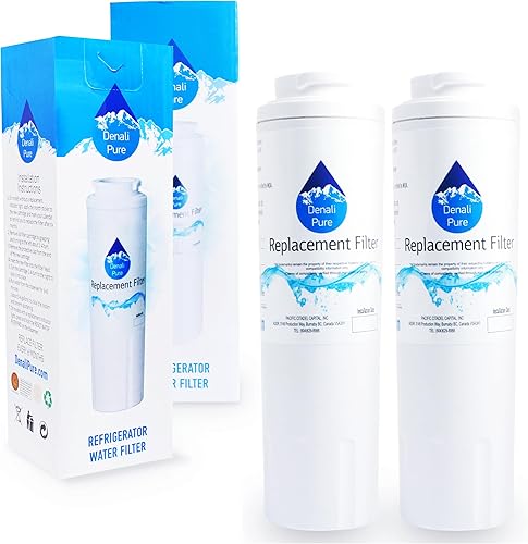 Paquete de 2 filtros de agua de repuesto para refrigerador JFC2089HEP, compatible con el cartucho de filtro de agua para refrigerador UKF8001