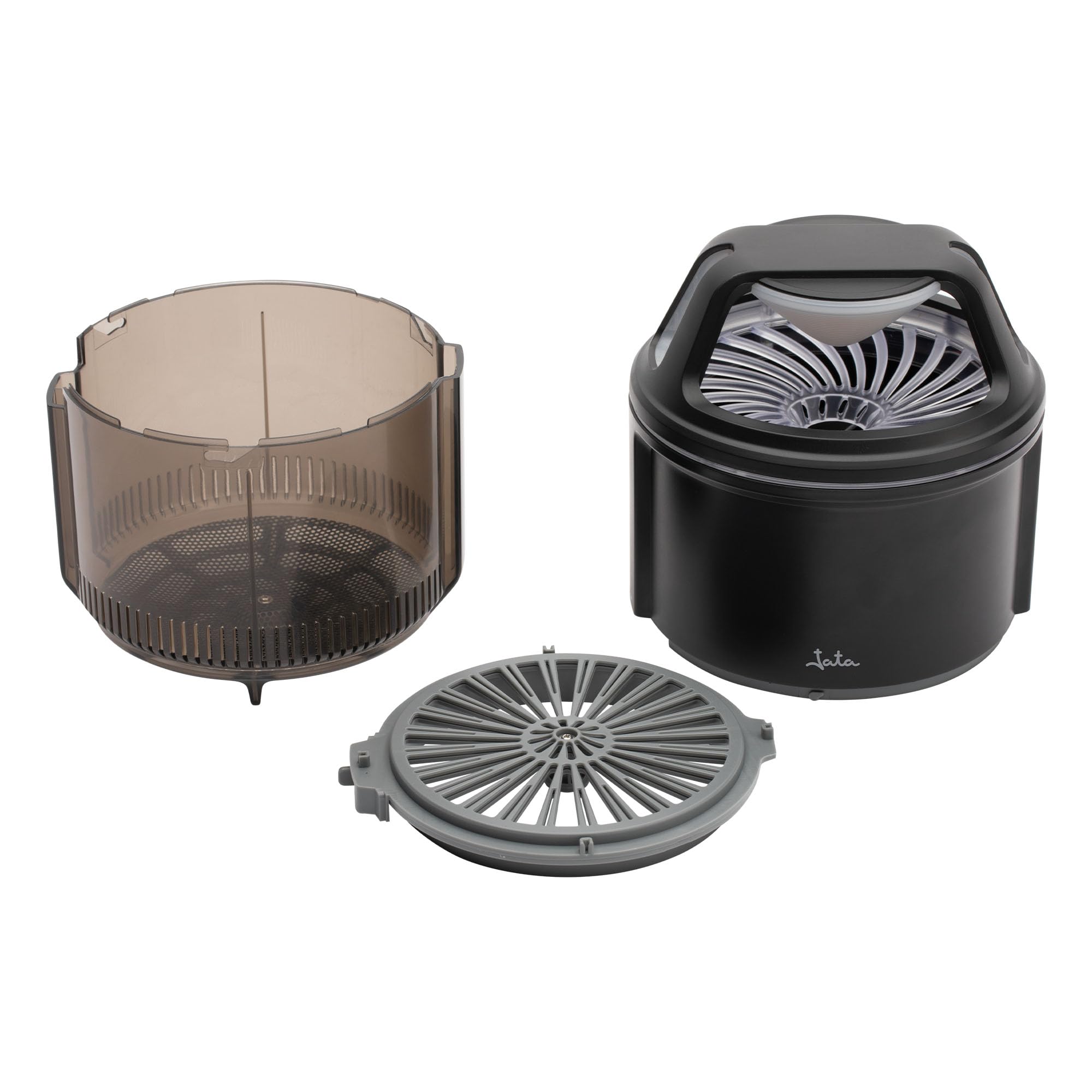 JATA MOST2540 - Antimosquitos Eléctrico Interior USB Tipo C, Trampa Mosquitos con Luz UV y Ventilador de Succión, Silencioso, Bandeja Extraíble, 50 m²