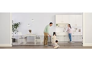 Regalo 192-Inch Super Wide Adjustable Baby Gate and Play Yard