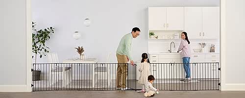 Regalo 194-Inch Super Wide Adjustable Baby Gate and Play Yard,