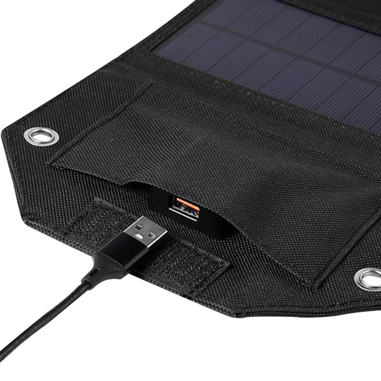 Przenośne składane urządzenie do ładowania płyty słonecznej 8 W 5 V na zewnątrz solarne płyty do ładowania do wędrówek z plecakiem do przenośnej stacji zasilającej
