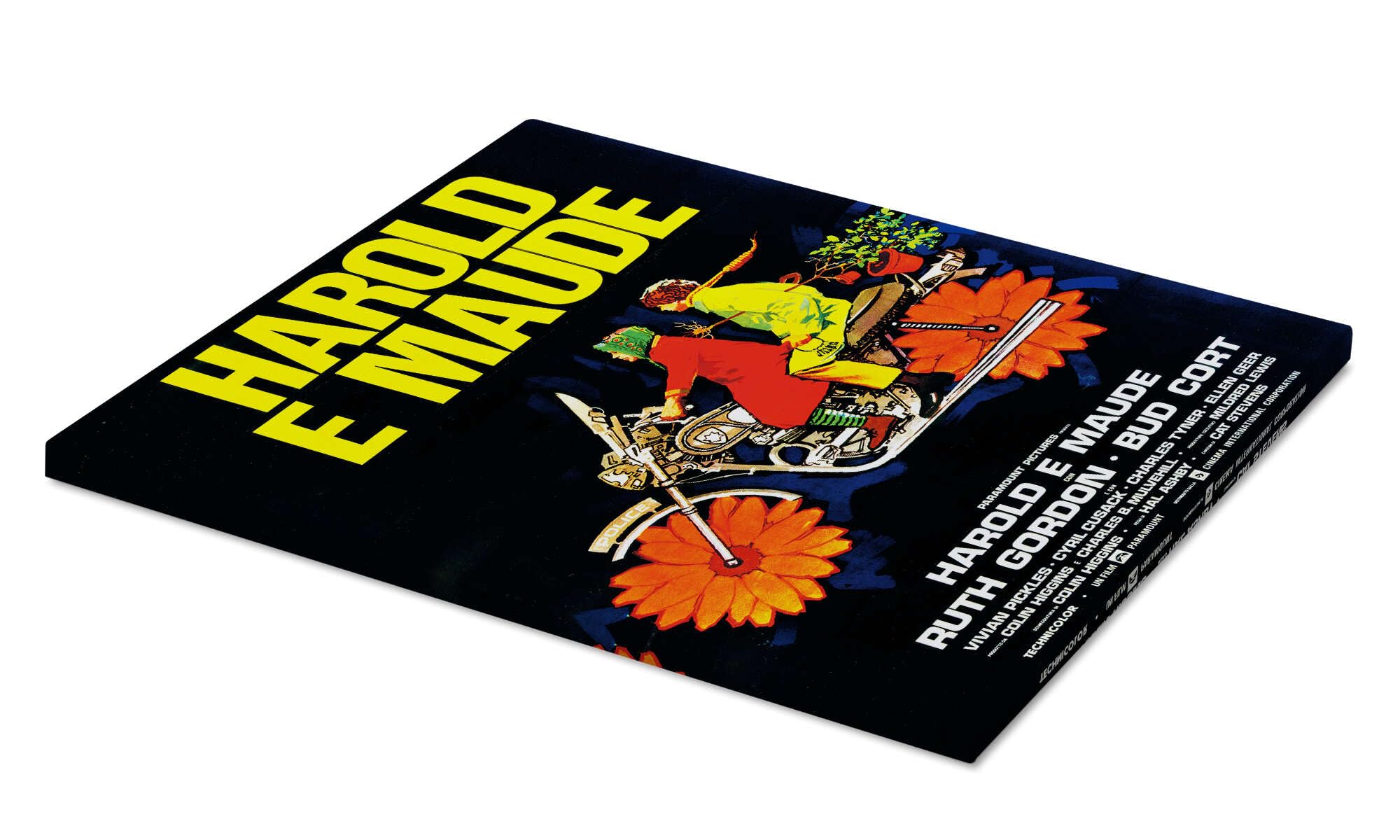 Posterlounge Harold und Maude (italienisch) Leinwandbild | 50 x 70 cm von Vintage Entertainment Collection Schwarz Wandbilder Wanddeko