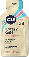 Vista 15 de GU Energy Nutrición Deportiva Original, Gel Energizante de Sabor Tri-Berry, Caja de 24