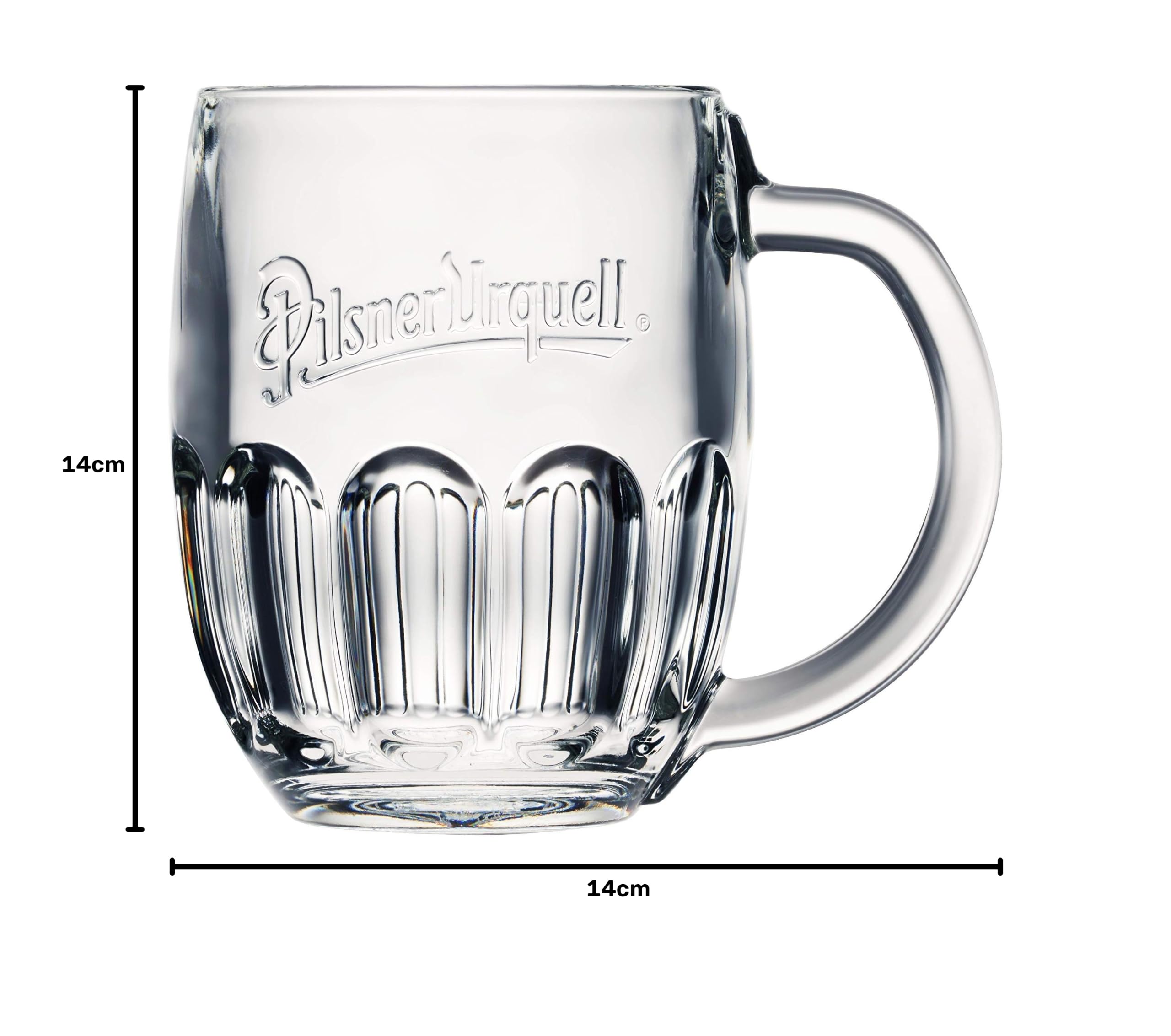 Pilsner Urquell 6 Stück Glas Gläser Halbliterglas 0,5l Bierglas Humpen Seidel Biergläser Tschechien