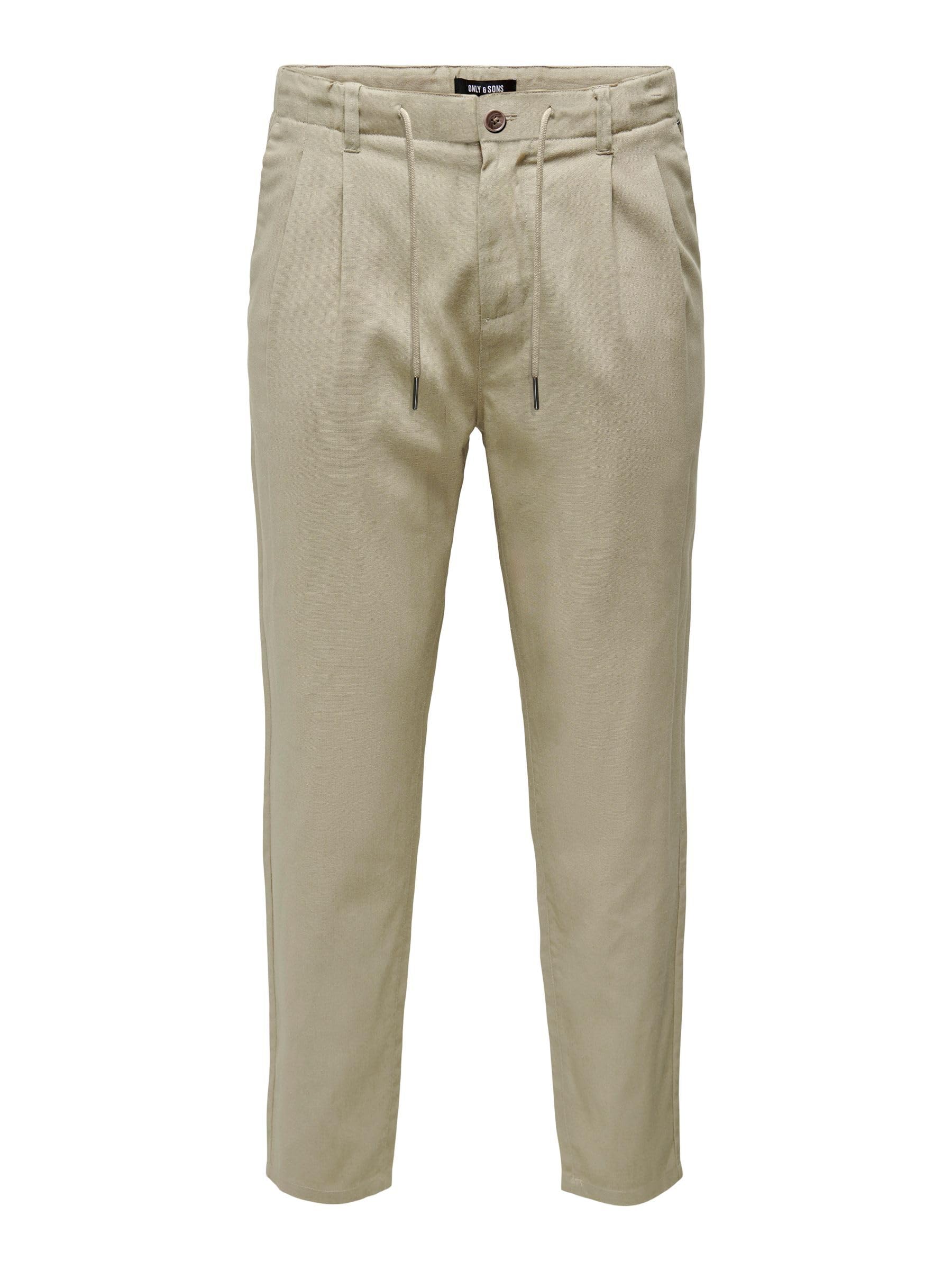 ONSLEO CROP LINEN MIX 0048 PANT Gündelik Pantolon Erkek