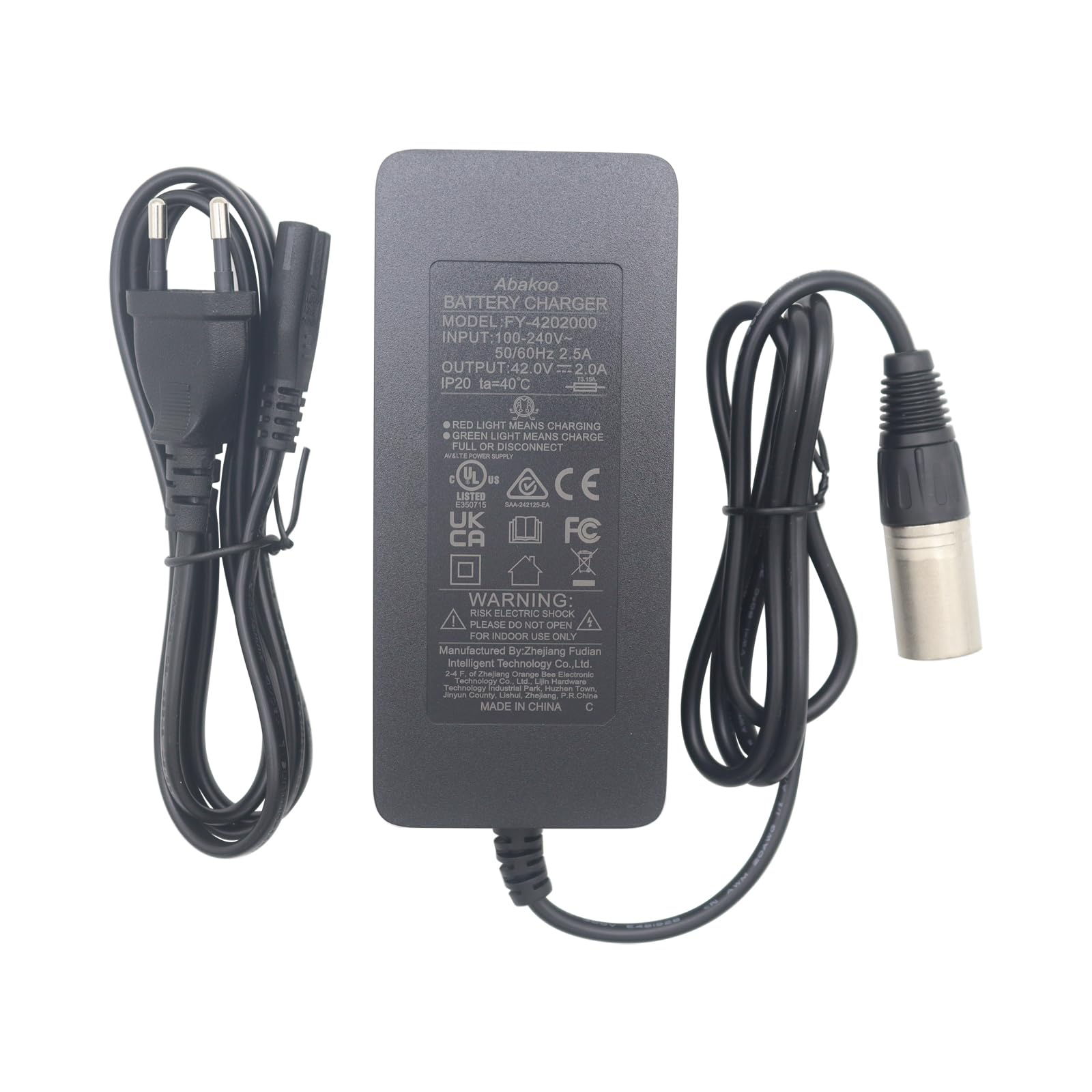 ersetzt 2A Ladegerät für 36V Li-Ion für Derby Cycle Impulse Raleigh Leeds Dover Stoker Agattu Sahel Connect Tasman City BSC4203000 4-Pole-XLR XLR-4 für Kalkhoff