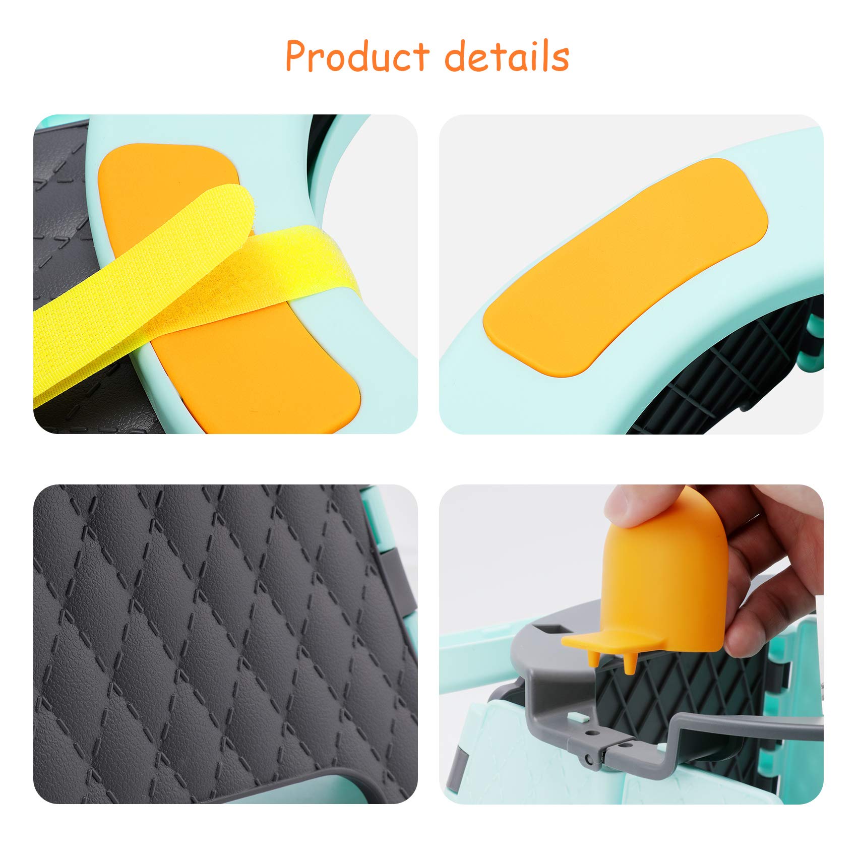 Asiento de inodoro plegable para niños con protección contra salpicaduras para uso en interiores y exteriores, coche, viajes, camping al aire libre