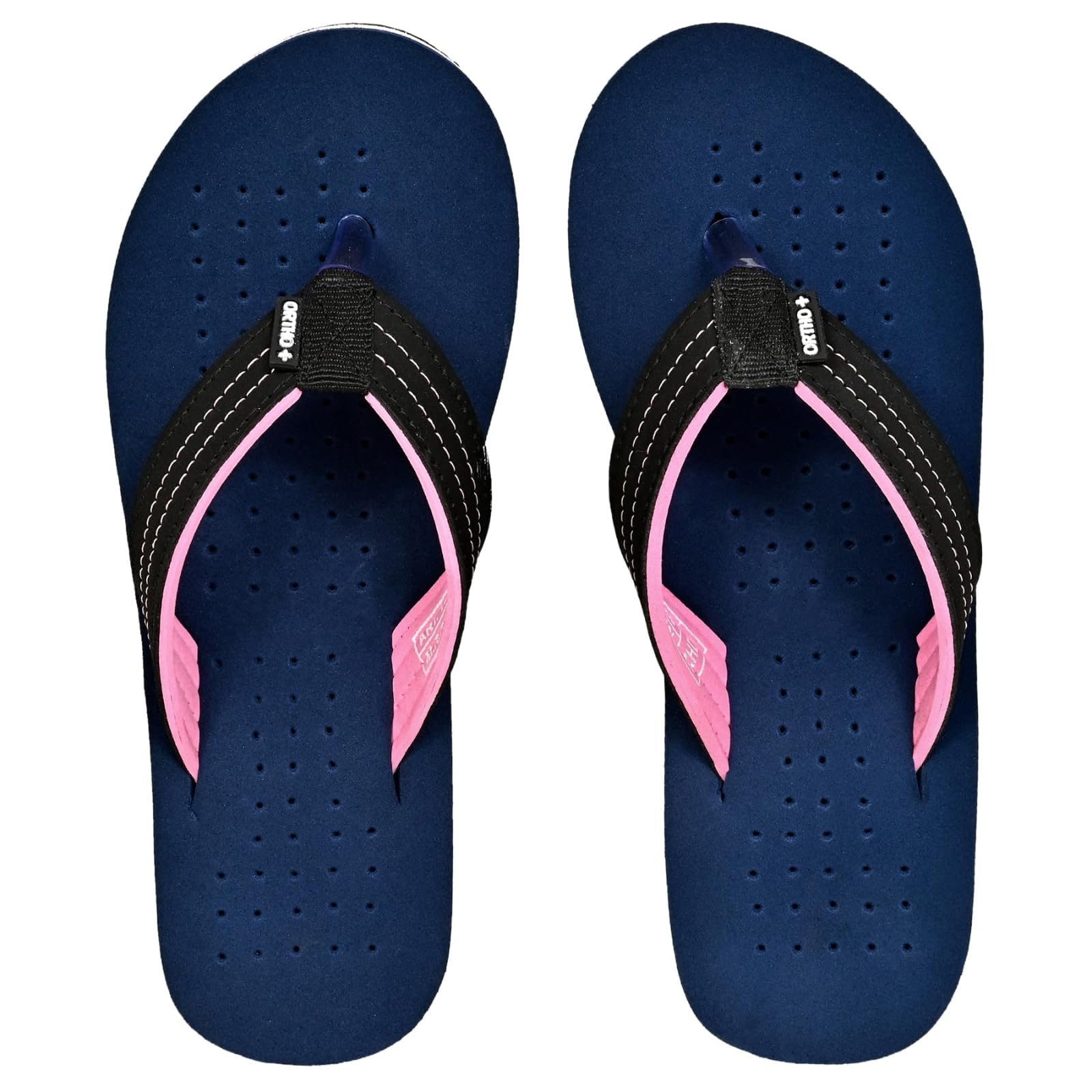 ALTEK Womens Ortho Antiskid Flipflop Rubber Sole Slippers Chappal 8 UK - 13304_navy_8 (B0CLTDB25W) Amazon Price History, Amazon Price Tracker