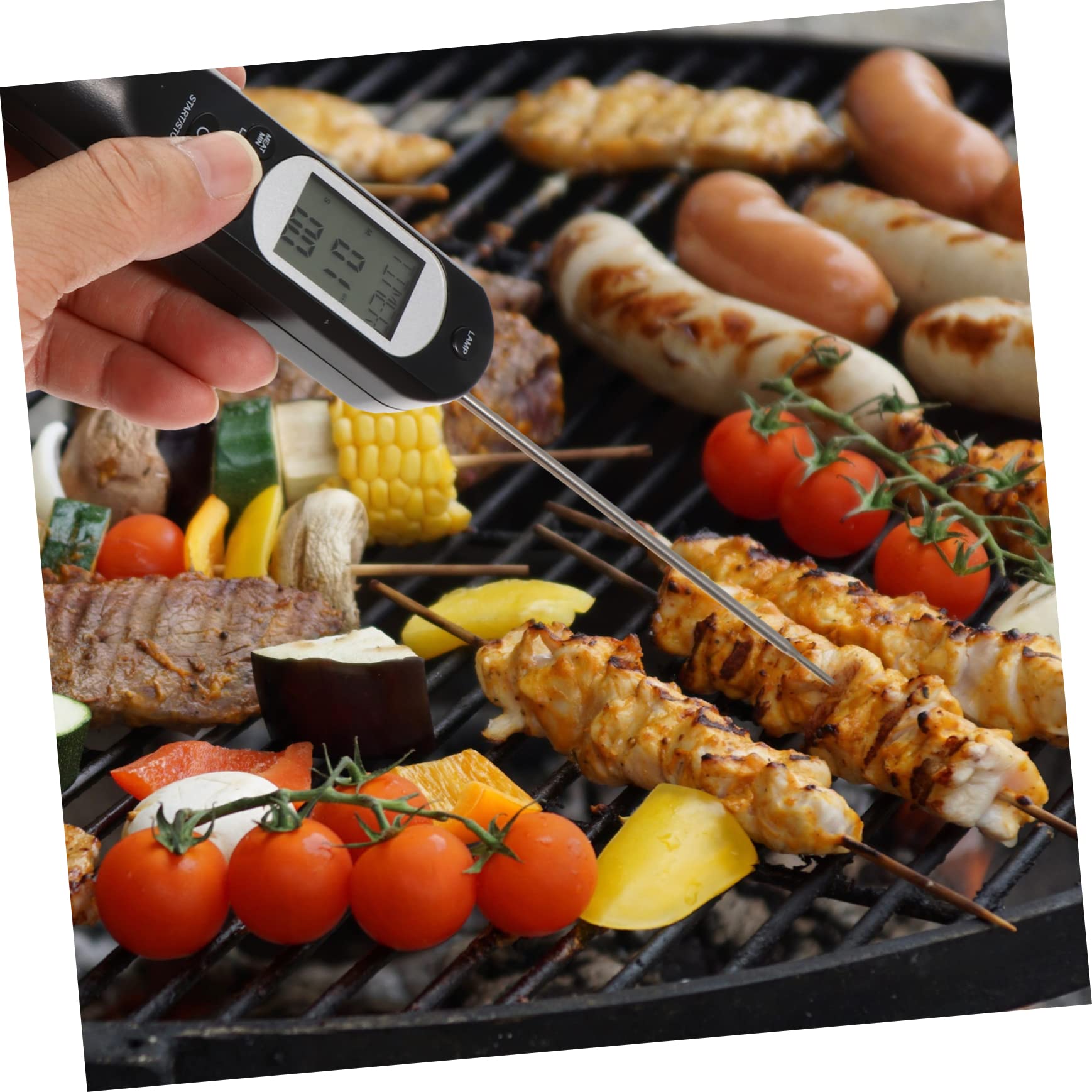 Ciieeo 2sets Termometro Per Usb Ricaricabile Allerta Termometro Per e Barbecue Misuratore Per Maiale e Portatile