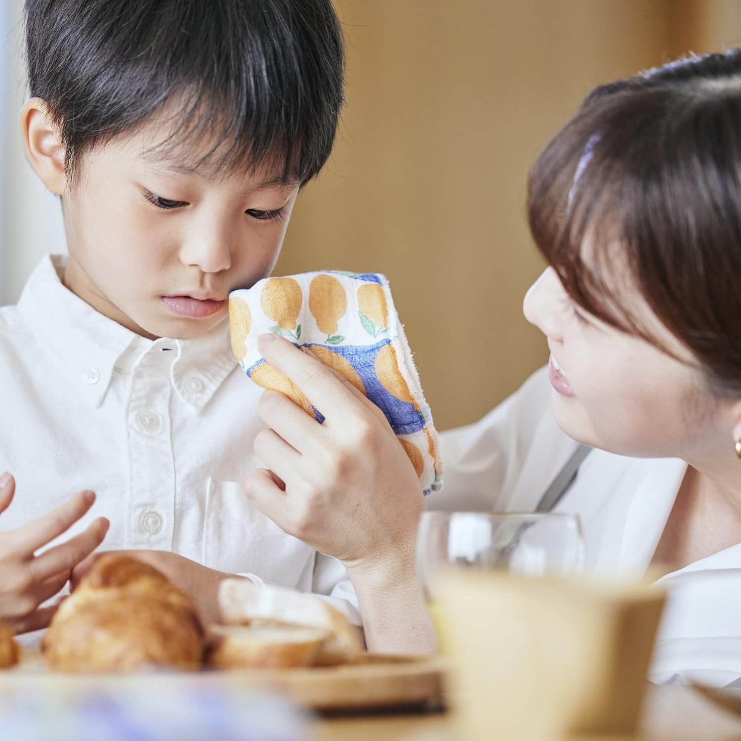 白雪ふきん 白雪友禅ふきん 人気フルーツ柄 10枚セット /まとめ買い 漂白剤使用可 プチギフト 綿 レーヨン 日本製 約30×40cm かわいい おしゃれ
