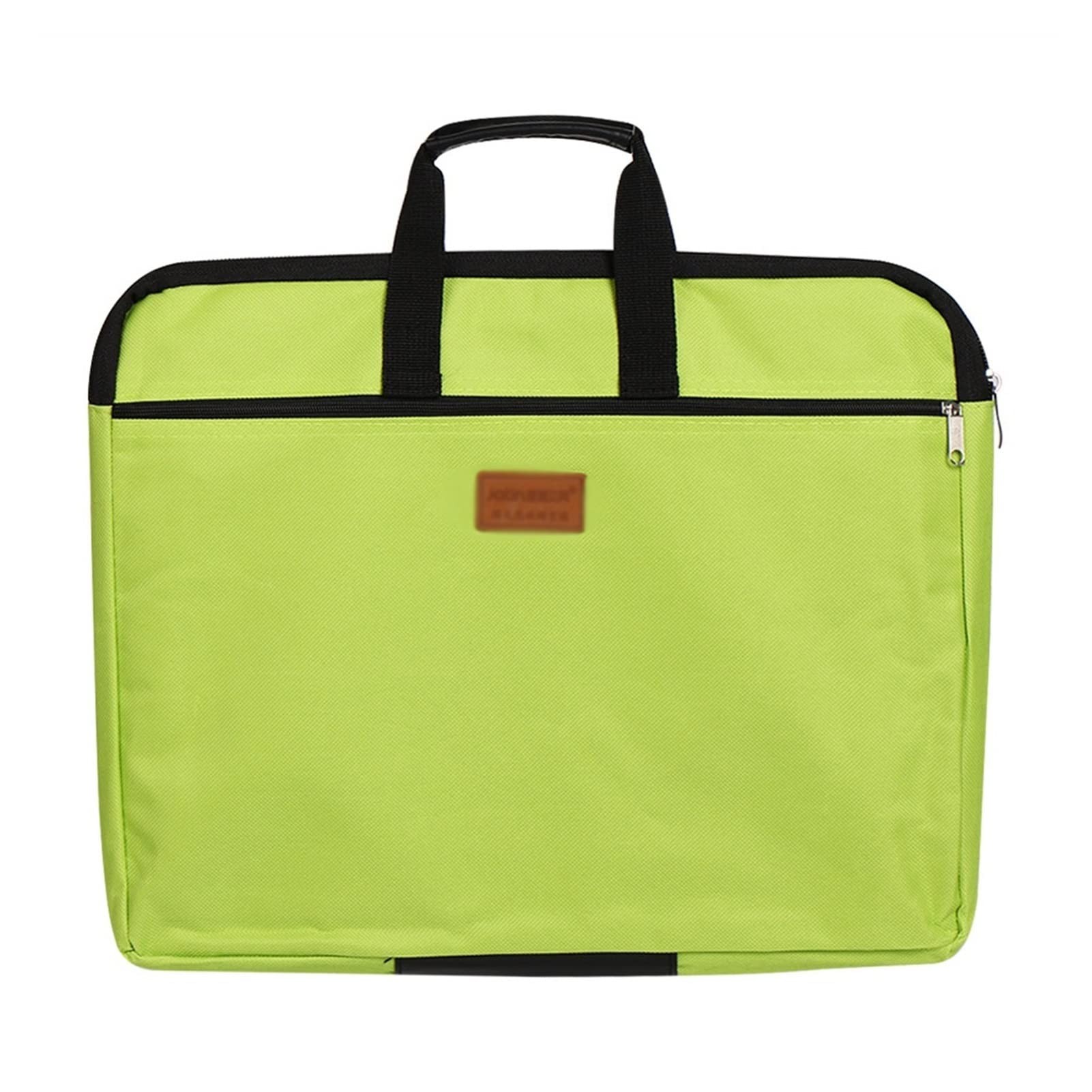 Portablocco/Cartella Portadocumenti A4 Dimensione Doppio Strati File Borsa Oxford Panno Panno Grande Capacità Impermeabile File Cartella con maniglia con cerniera Canvas Business Book File Cartellina